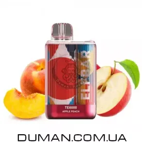 Електронна система POD - Elf Bar Apple Peach (Ельф Бар Яблуко Персик) TE6000