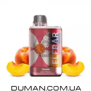 Електронна система POD - Elf Bar Juicy Peach (Ельф Бар Персик) TE6000