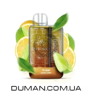Електронна система POD - Elf Bar Lemon Drop (Ельф Бар Лимонний льодяник) TE6000