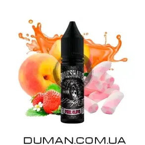 Рідина Boneshaker Pink Slips (Боуншейкер Персик Суниця Зефір) 15 мл 50 mg