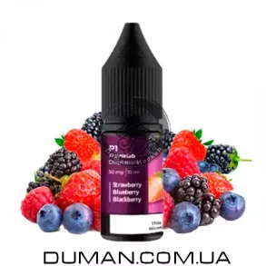 Рідина P1 Flavorlab Strawberry Blueberry Blackberry (П1 Флаворлаб Полуниця Чорниця Ожина) 10 мл 50 mg