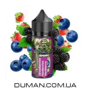 Рідина FL 350 Strawberry Blueberry Blackberry (ФЛ 350 Полуниця Чорниця Ожина) 30 мл 50 mg