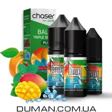 Рідина Chaser Bali Triple Shot (Чейзер Манго, Апельсин, Лід, М'ята) 10 мл 50 mg