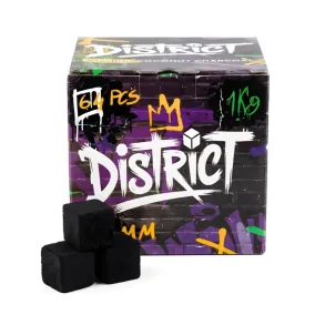 Кокосовый уголь Shaman (Шаман) | Картон 1 кг 64 куб 26*26*26 мм