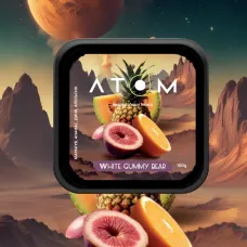 Atom - White Gummy Bear (Атом Маракуя - Ананас - Диня - Апельсин) 100г