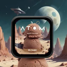 Atom - Plombir (Атом Шоколадне Морозиво) 100г