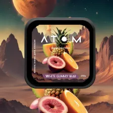 Atom - White Gummy Bear (Атом Маракуя - Ананас - Диня - Апельсин) 200г