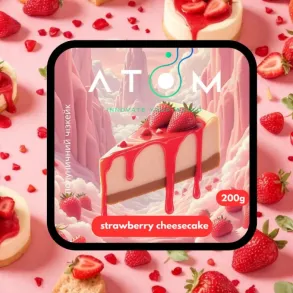 Atom - Strawberry Cheesecake (Атом Полуничний Чізкейк) 200г