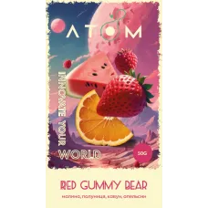 Atom - Red Gummy Bear (Атом Малина - Полуниця - Кавун - Апельсин) 50г