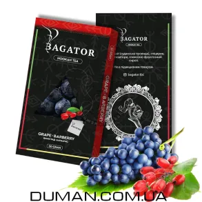 Безтютюнова суміш Bagator Grape Barberry (Багатор Виноград Барбарис) 50г