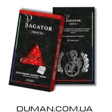 Безтютюнова суміш Bagator Strawberry Energy Drink (Багатор Полуничний Енергетик) 50г