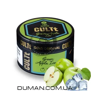 CULTt C100 Green Apple Ice (Культ Лед Зеленое Яблоко) 100g