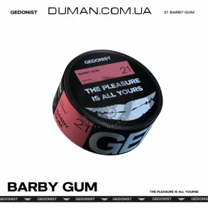 Gedonist Barby Gum (Гедоніст Малиново-Полунична Жуйка) 100г