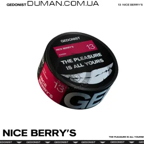 Gedonist Nice Berry’s (Гедоніст Мікс Лісових Ягід) 100г