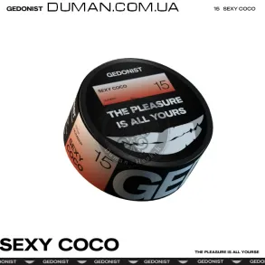 Gedonist 15 Sexy Coco (Гедонист Кокосовый Крем с Клубникой) 100г 