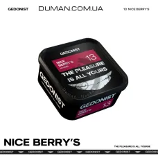 Gedonist Nice Berry’s (Гедоніст Мікс Лісових Ягід) 200г