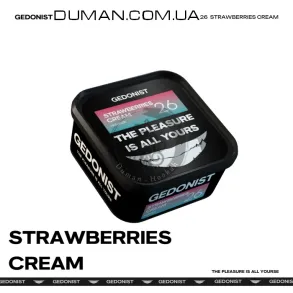Gedonist Strawberries Cream (Гедоніст Полуничний Крем) 200г