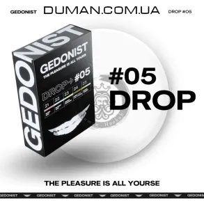 Drop Gedonist #5 (Малина клубника жвачка, Жвачка голубика, Имбирное печенье, Манго мандарин хвоя, Лимонный йогурт) 5шт x 25g - 125g