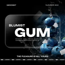 Gedonist Bluemist Gum (Гедоніст Жуйка з Чорницею) На вагу 50г