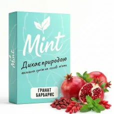 Безтютюнова суміш Mint - Гранат Барбарис 100г