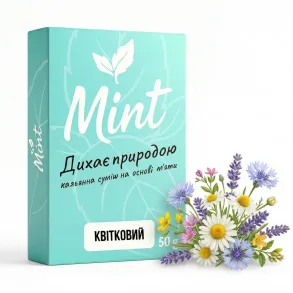 Беcтабачная смесь Mint - Цветочный микс 100г