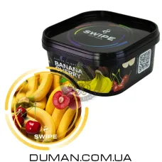 Безтютюнова суміш Swipe Banana Cherry (Свайп Банан Вишня) 250г