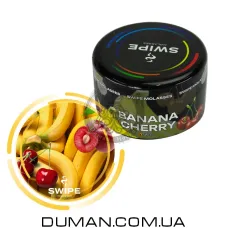 Безтютюнова суміш Swipe Banana Cherry (Свайп Банан Вишня) 50г