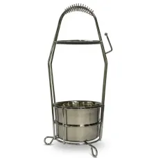 Корзинка для угля Storm Silver LH44 (39 см)