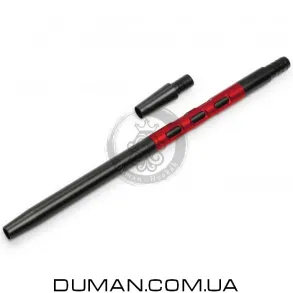 Мундштук Storm 2 Black/Red з конектором для кальяну