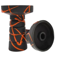 Чаша Gusto Bowls Harmony Black Glaze (Orange)