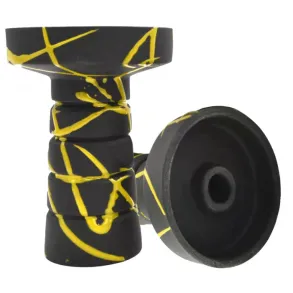 Чаша Gusto Bowls Harmony Black Glaze (Yellow)