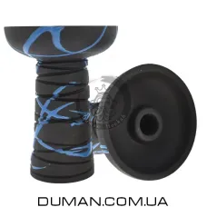 Чаша Gusto Bowls Classic Phunnel Black Glaze (Blue)
