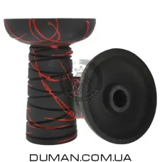 Чаша Gusto Bowls Classic Phunnel Black Glaze (Red)