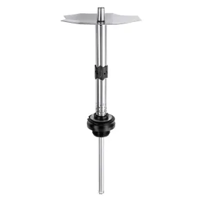 Кальян Embery Equal - silver-black Колба Craft Clear + В подарок чаша + калауд