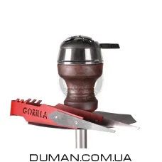 Кальян GORILLA 3.0 с Колбой Craft RED EDITION + Чаша + Калауд + Щипцы - №3