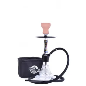 Кальян Yahya Lotus Click Mini Black + Сумка