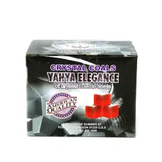 Кокосовый уголь Yahya Elegance | Картон 0,5 кг 36 куб 25*25*25 мм