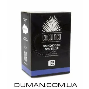 Кокосовый уголь Khmara Coco-Loco (Хмара Коко-Локо) | 1 кг 72 шт 25*25*25 мм