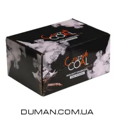 Ореховый уголь Crazzy Coal | Картон 1 кг 72 шт 25*25мм