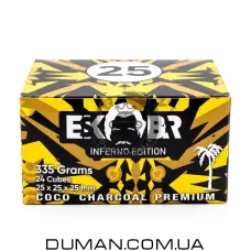 Кокосовый уголь Eskobar (Эскобар) | Картон 0,335 кг 24 шт 25*25*25 мм