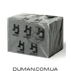 Кокосовый уголь HJ Coco Premium | Пакет 0,5 кг 36 шт 25*25*25 мм