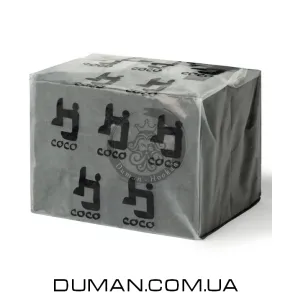 Кокосовый уголь HJ Coco Premium | Пакет 0,5 кг 36 шт 25*25*25 мм