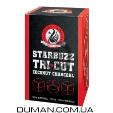 Кокосовый уголь Starbuzz Tri Cut (СтарБазз) | 1кг 72 шт Под калауд - №2