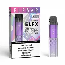 Багаторазова Pod система Elf Bar ELFX Kit 1000 mAh + 2 картриджа | Purple + Подарунок