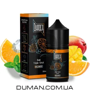 Жидкость Chaser Black BALI TRIPLE SHOT (Чейзер Манго, Апельсин, Маракуйя, Лед, Мята) 30 мл 50 mg