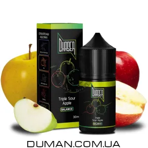 Жидкость Chaser Black Triple Sour Apple (Чейзер Кислое яблоко) 30 мл 50 mg
